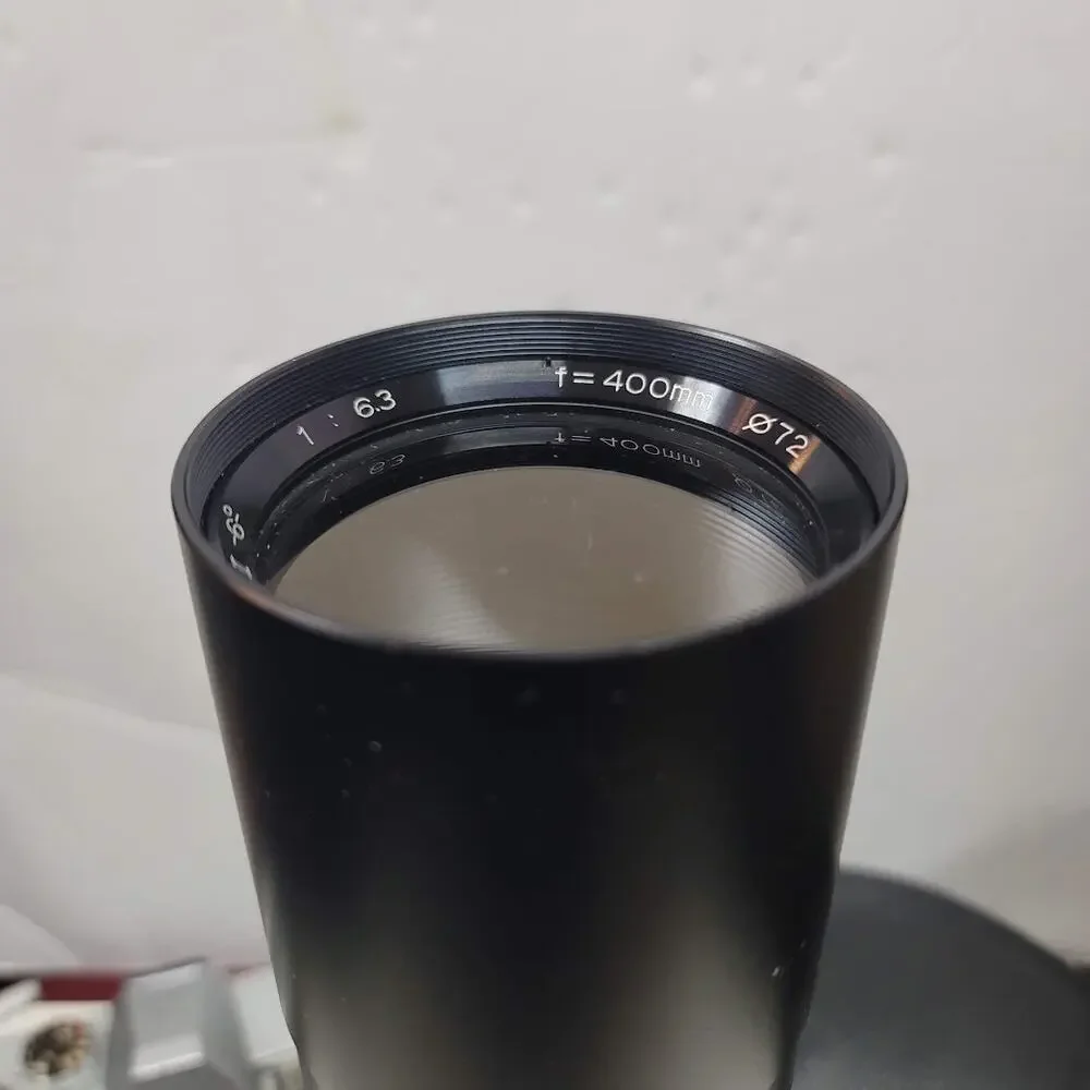 MARK II No. 25734 telephoto lens Vintage 1:63 f=400mm fits